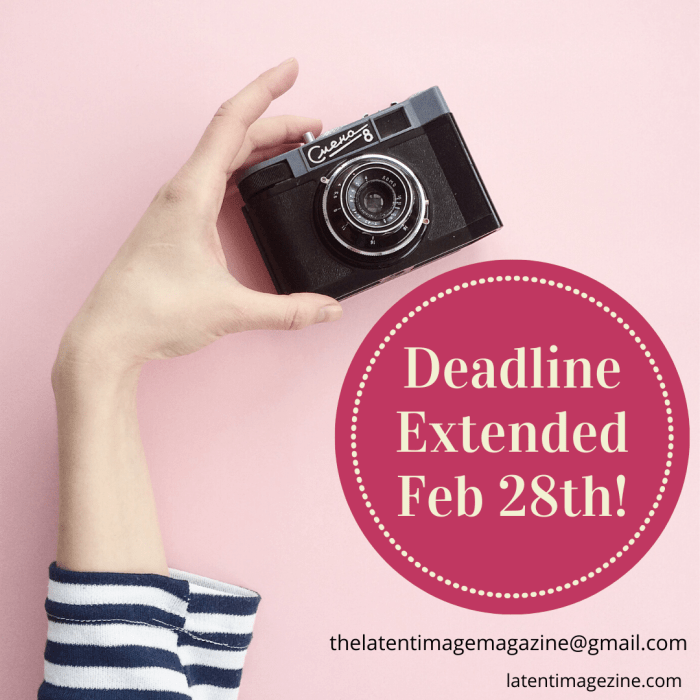 Deadline Extended!